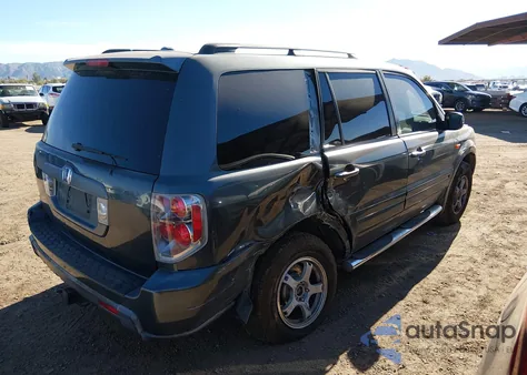 2006 Honda Pilot Ex-L from USA, damaged, VIN 2HKYF18646H516261